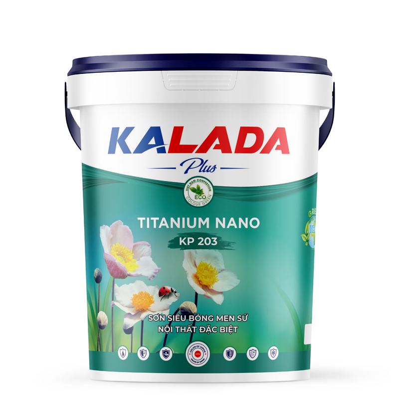 Sơn siêu bóng men sứ nội thất cao cấp nano thượng hạng