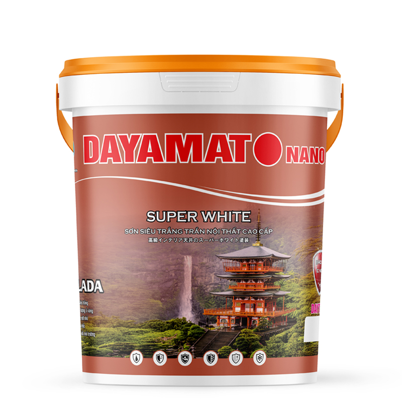 Sơn siêu trắng trần nội thất caoo cấp