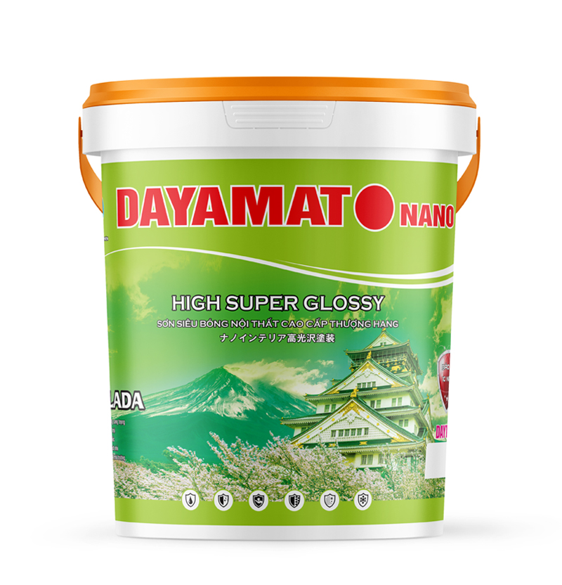 Sơn siêu bóng nội thất cao cấp thượng hạng