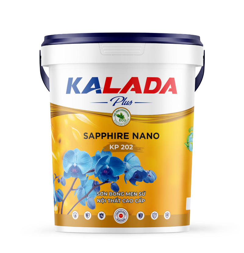 Sơn bóng men sứ nội thất cao cấp nano đặc biệt